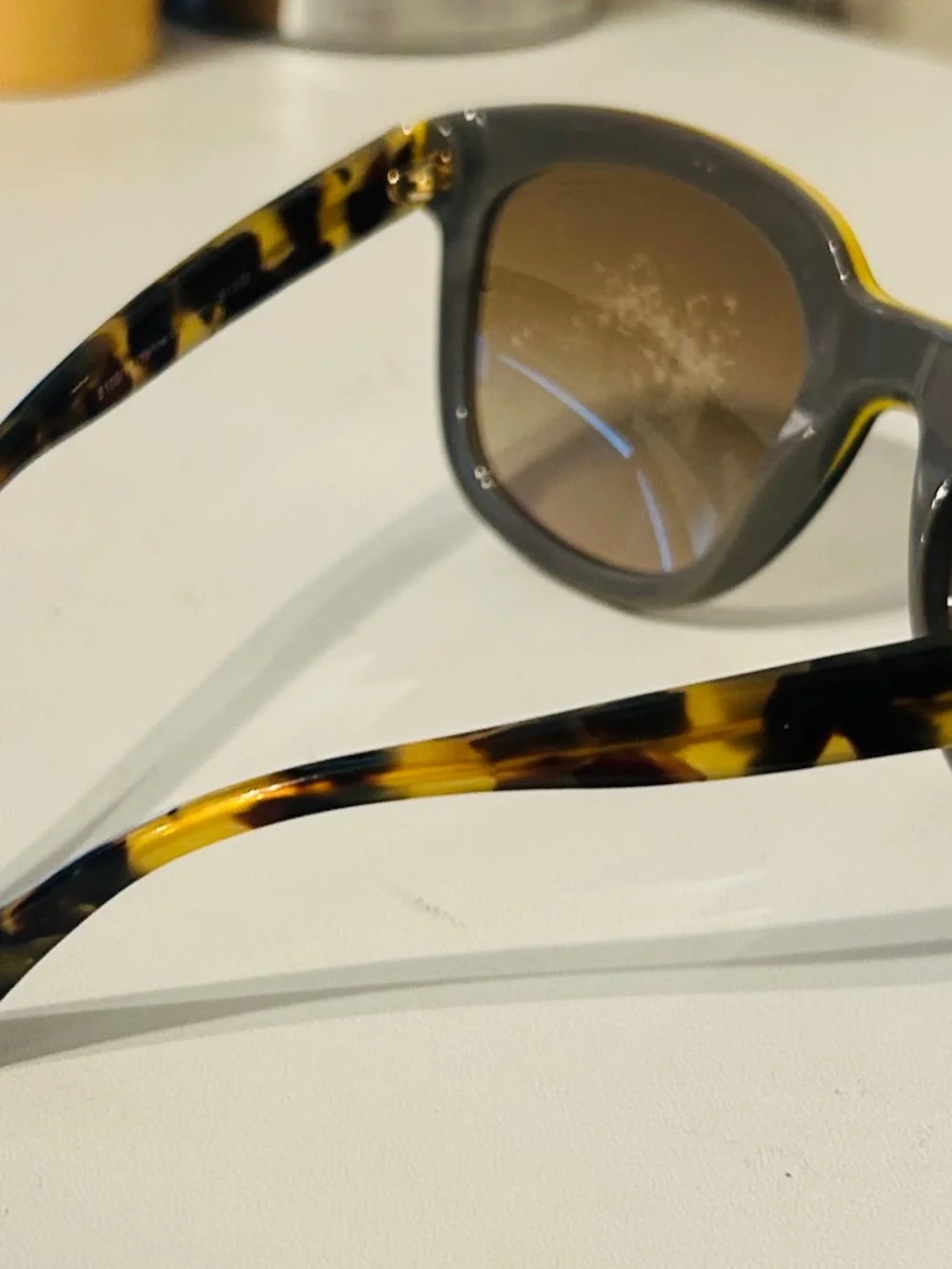 Coach Yellow/Tortoise Gradient Casey Sunglasses